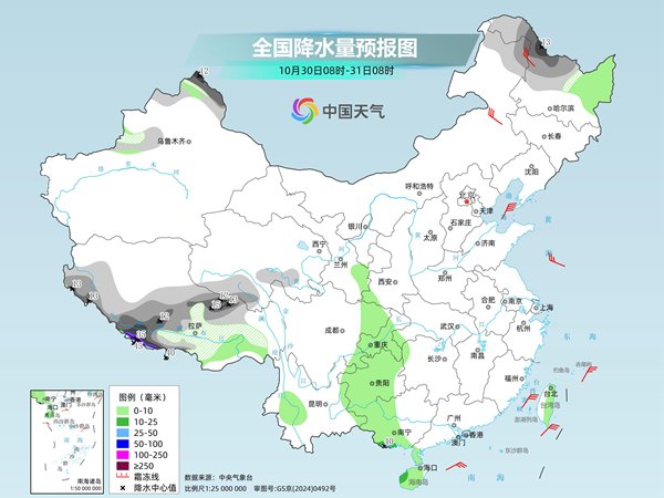 西藏降雪进入核心影响时段 北方多地将迎立秋后最冷一天